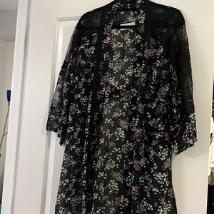 Floral Sheer Kimono
